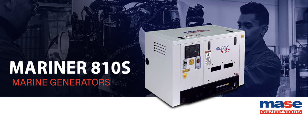 MASE GENERATORS - MARINER 810 S - 8.8 KW - 60Hz - 1800 RPM MARINER - 810S - MAIN